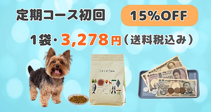 定期初回15％OFF