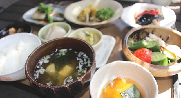 バランスの取れた食品の様子