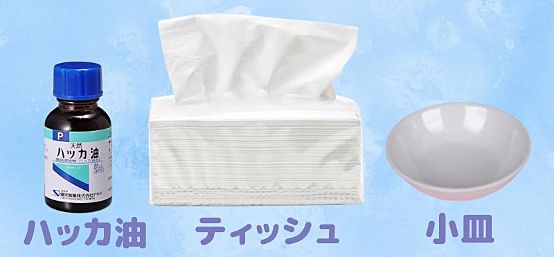 コバエ忌避剤作りの準備品