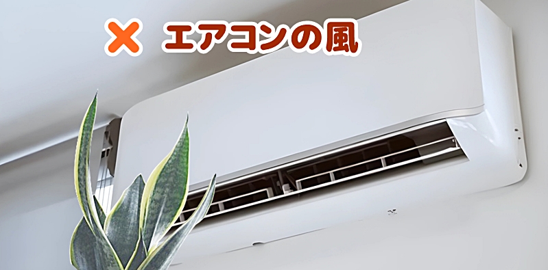 エアコンの風