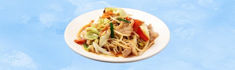 豚肉とピーマンの細切り炒め