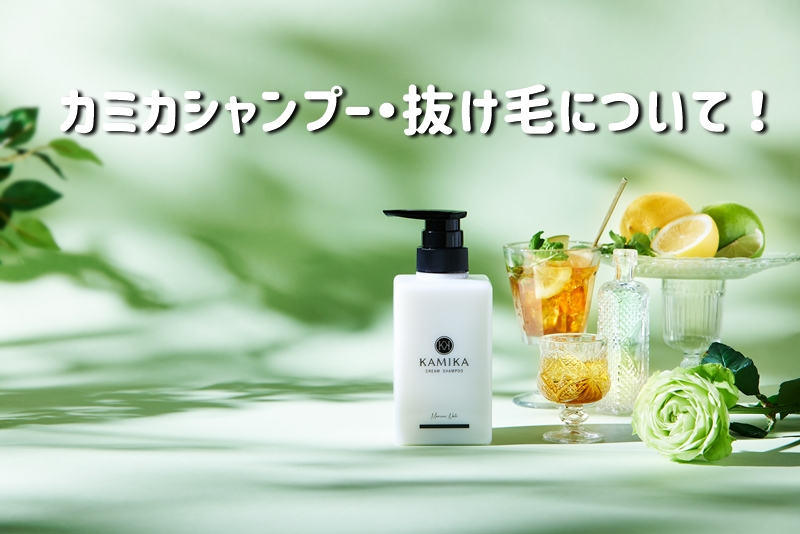 カミカシャンプーで抜け毛