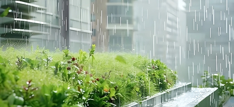 雨の降る様子