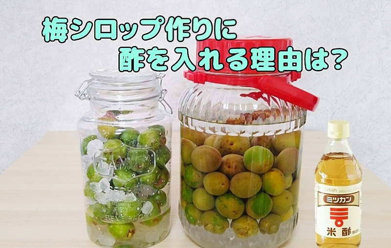 梅シロップに酢を入れる理由