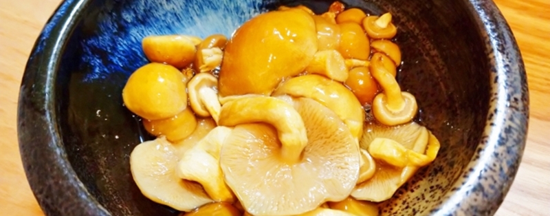 下処理したなめこ