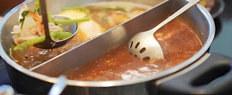 なめこを湯がく