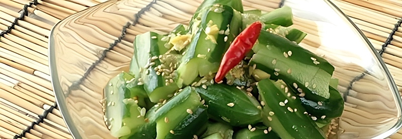 きゅうりの和がらし漬け