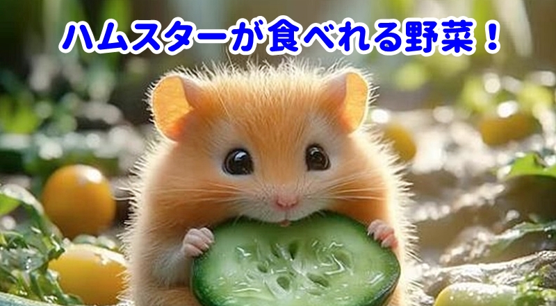 ハムスターが食べれる野菜