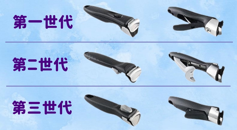 年代別の取っての進化