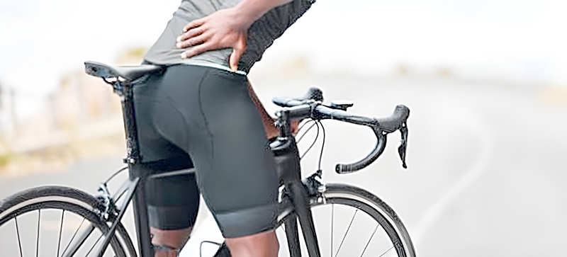 お尻や腰が痛くなる様子