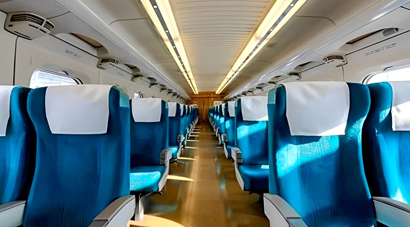 空きの多い車両