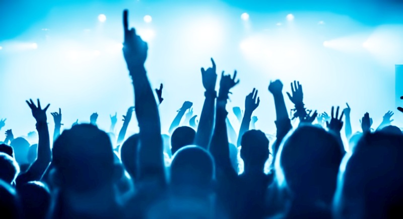 コンサートの観客