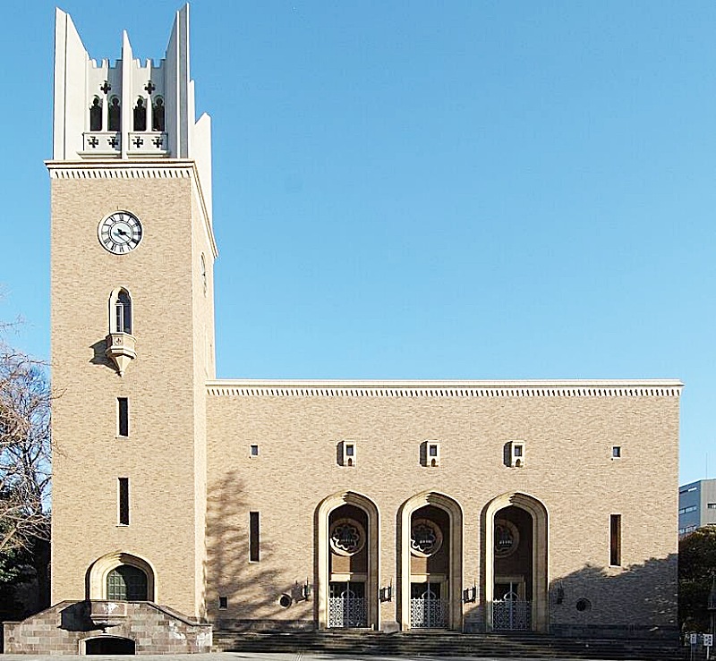 出身大学の早稲田大学の校舎