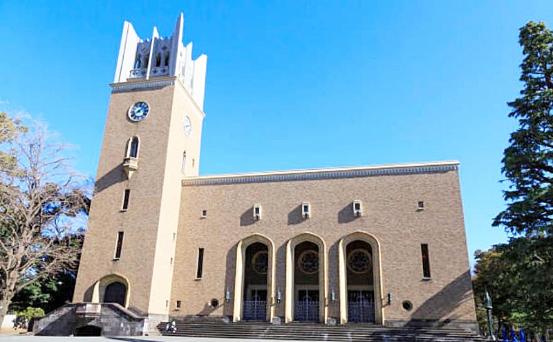 上田晋也の妻の出身大学早稲田大学の校舎